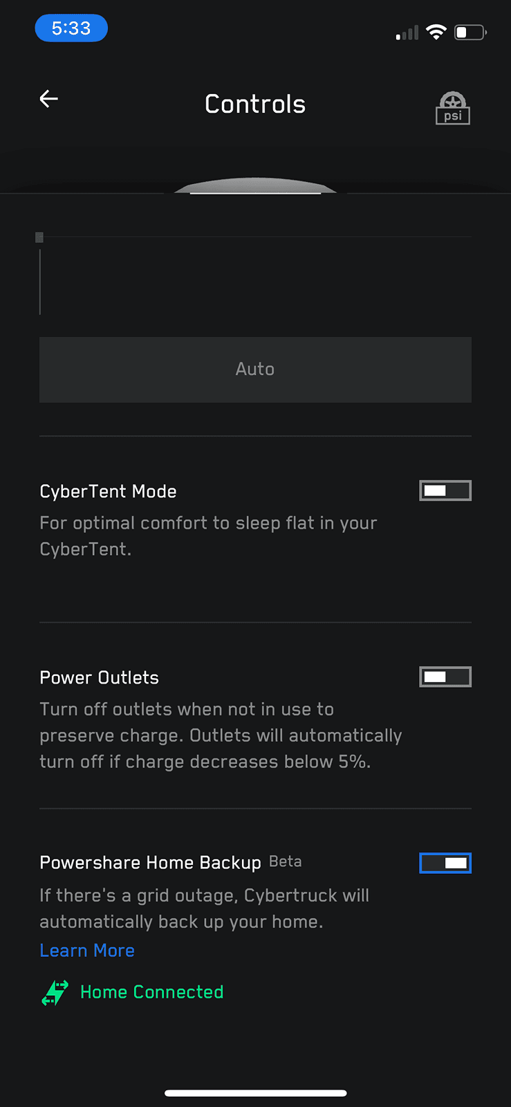 Tesla Cybertruck Powershare Beta pushed to my account (on  2024.14.6) IMG_2063