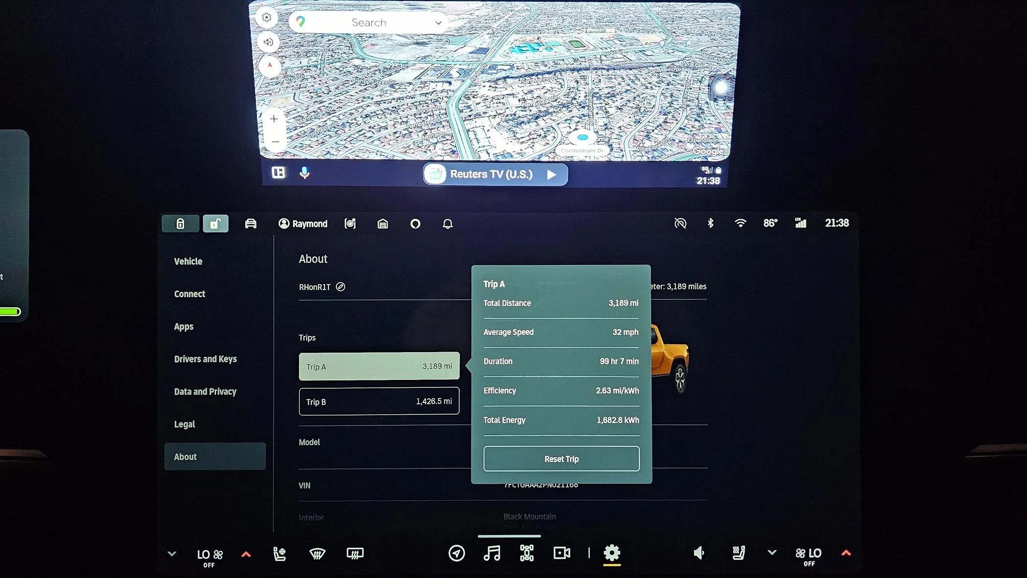 Tesla Cybertruck Towing Airstream for Mother’s Day - Speed is Key 20240515_213856