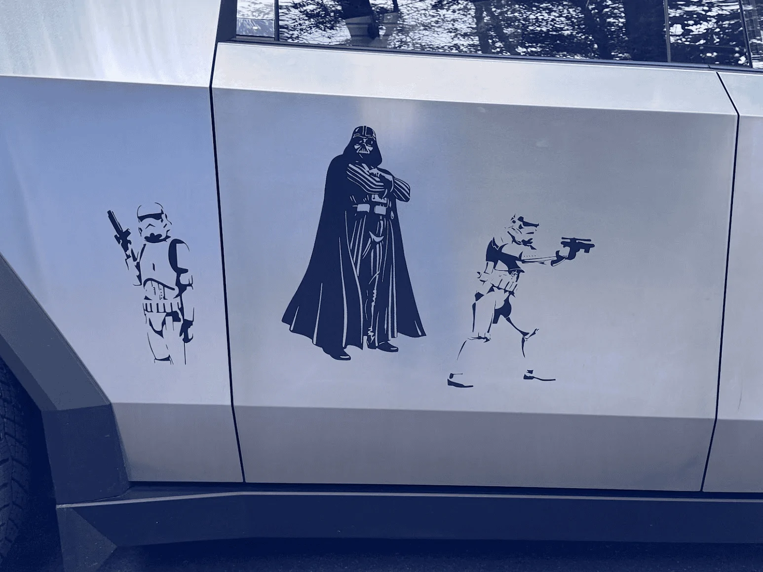 Tesla Cybertruck In honor of Star Wars Month (May the 4th and Revenge of the 6th) 1715859345825-pv