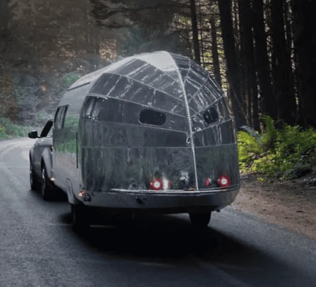 Tesla Cybertruck Cybertruck Tow Range Test - towing Volterra travel trailer (3,200 lbs) Screenshot 2024-05-16 at 10.55.12 AM