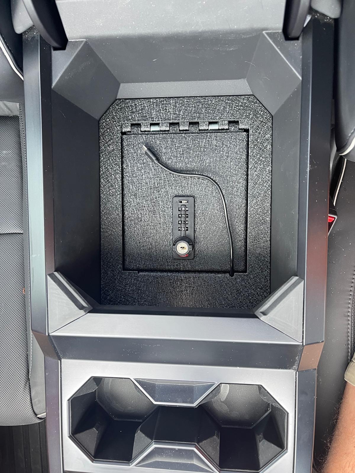 Tesla Cybertruck Gun / Firearm Storage [*** Admin Warning: Storage Talk Only *** No Glorification, States, Laws, Politics or Usage Discussions] IMG_7321