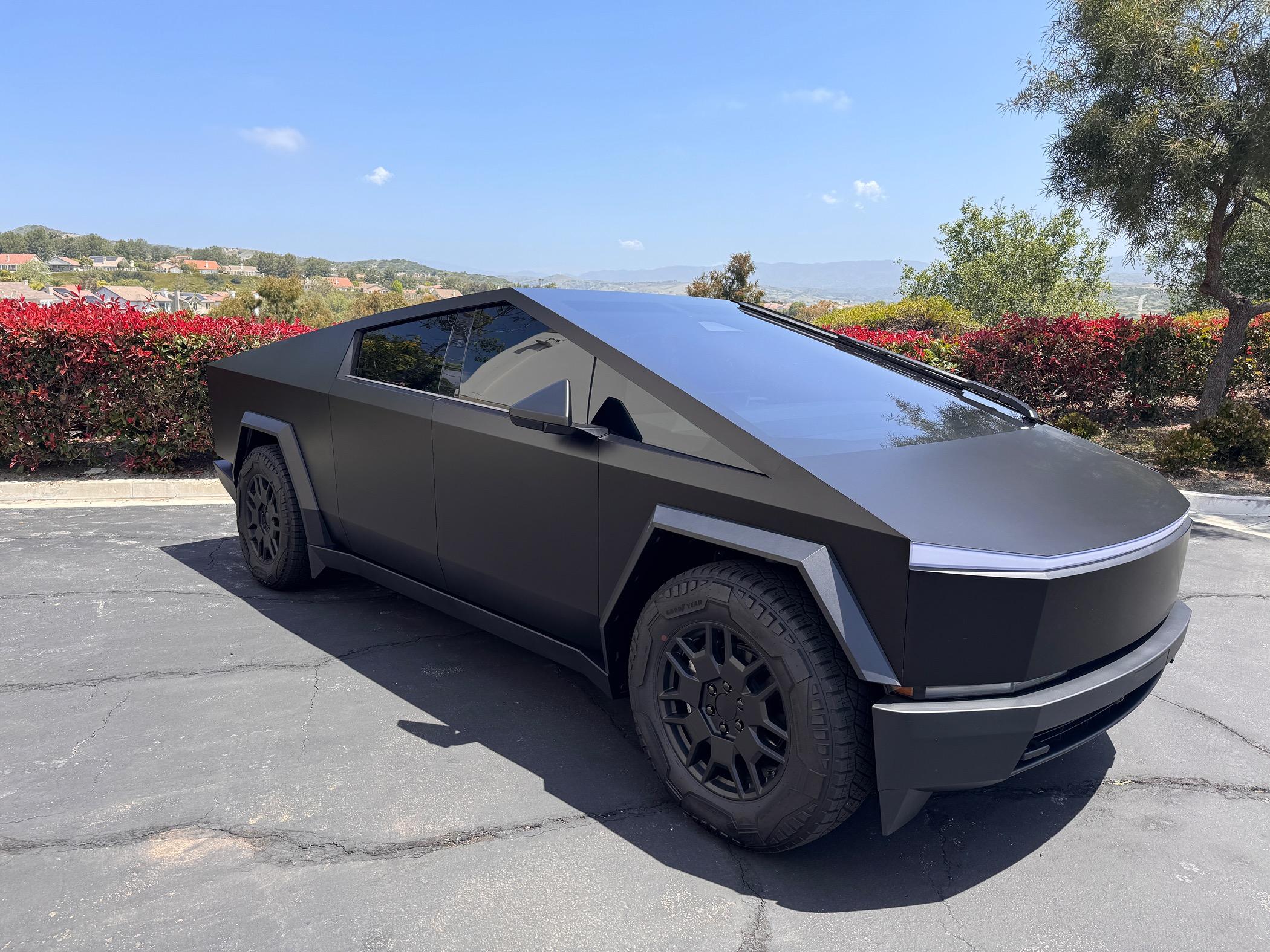 Tesla Cybertruck STEK Matte Black PPF. ZERO haters? IMG_3984