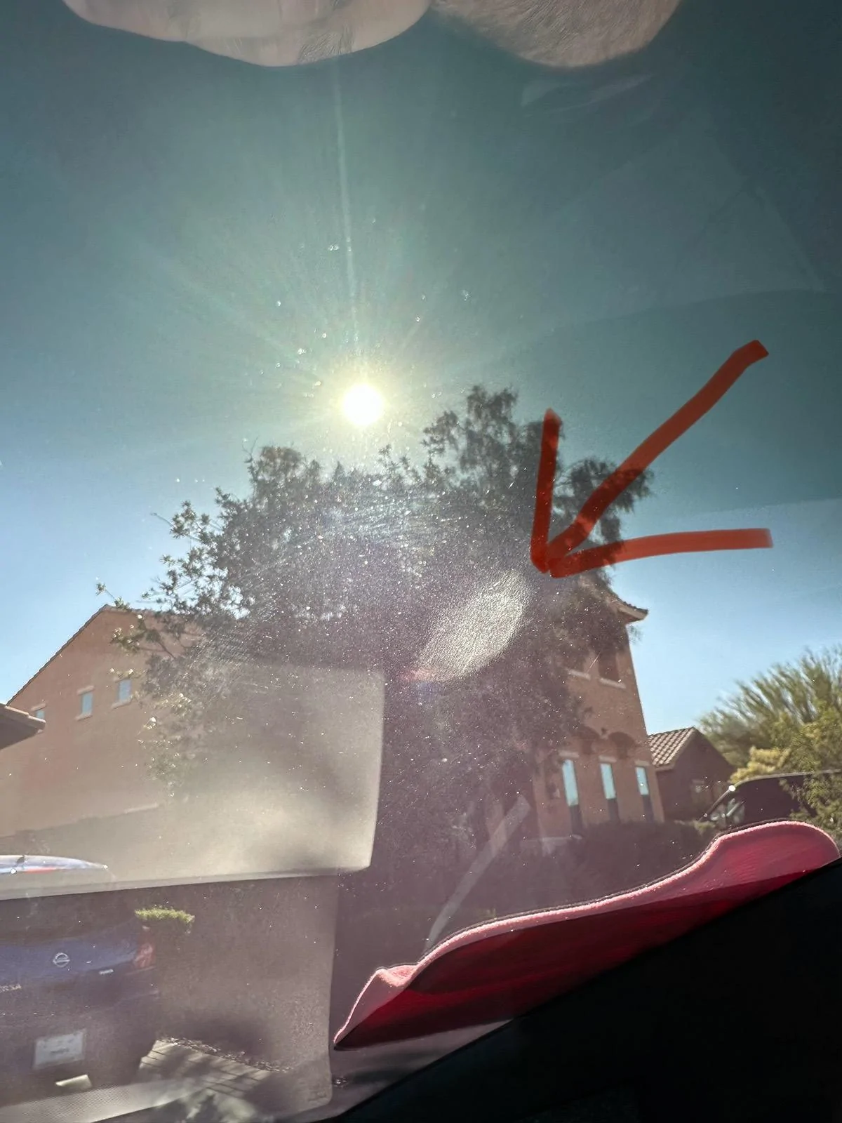 Tesla Cybertruck Does anyone else have a cloudy windshield and cannot get it clear IMG_8208