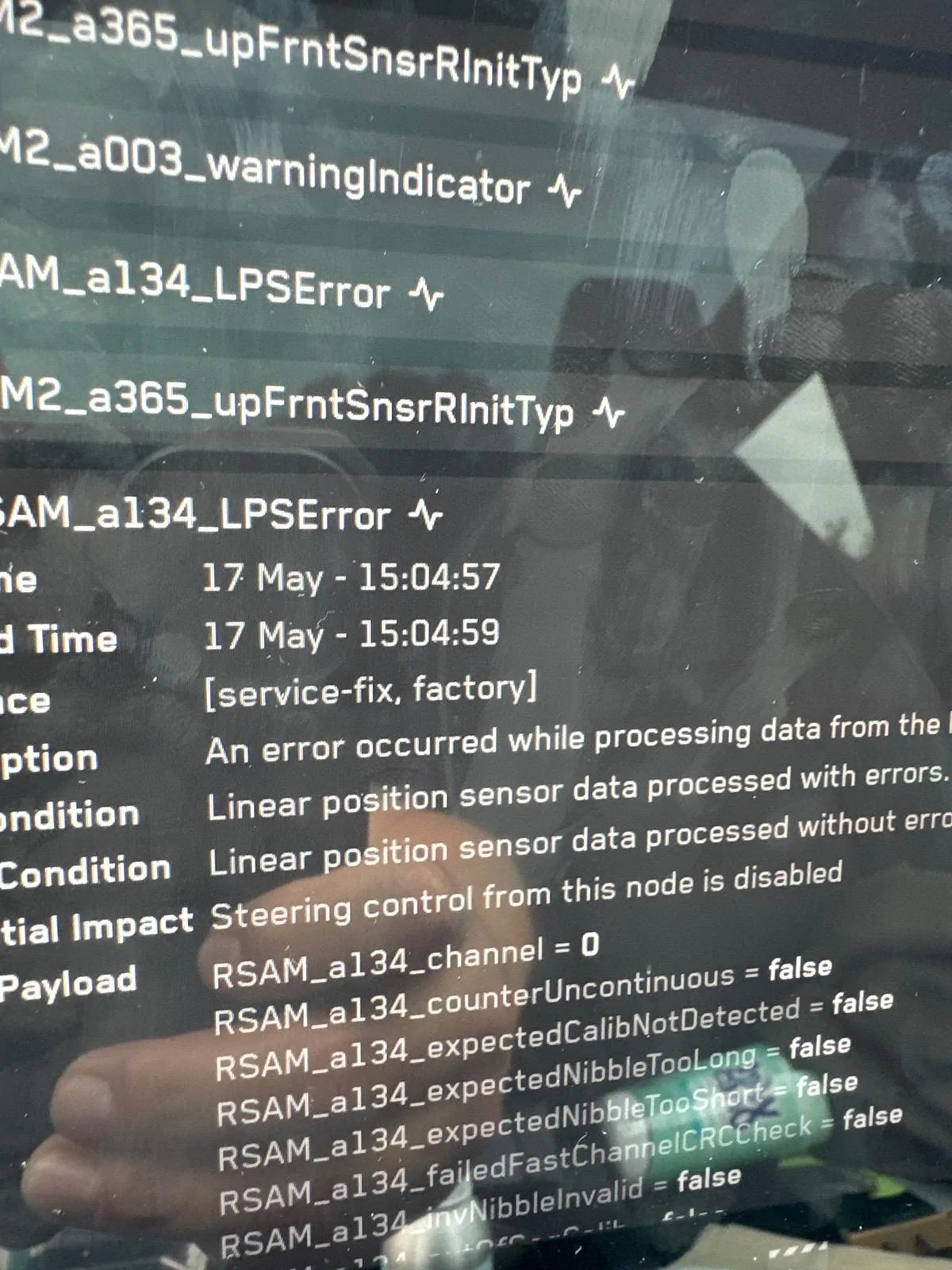 Tesla Cybertruck Safety Restraint System Issue - Service required imag