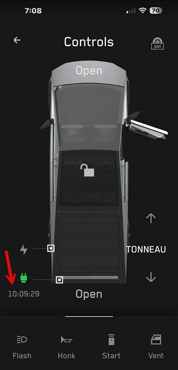 Tesla Cybertruck Cybertruck replaced portable generator during power outage Tesla app - May 10