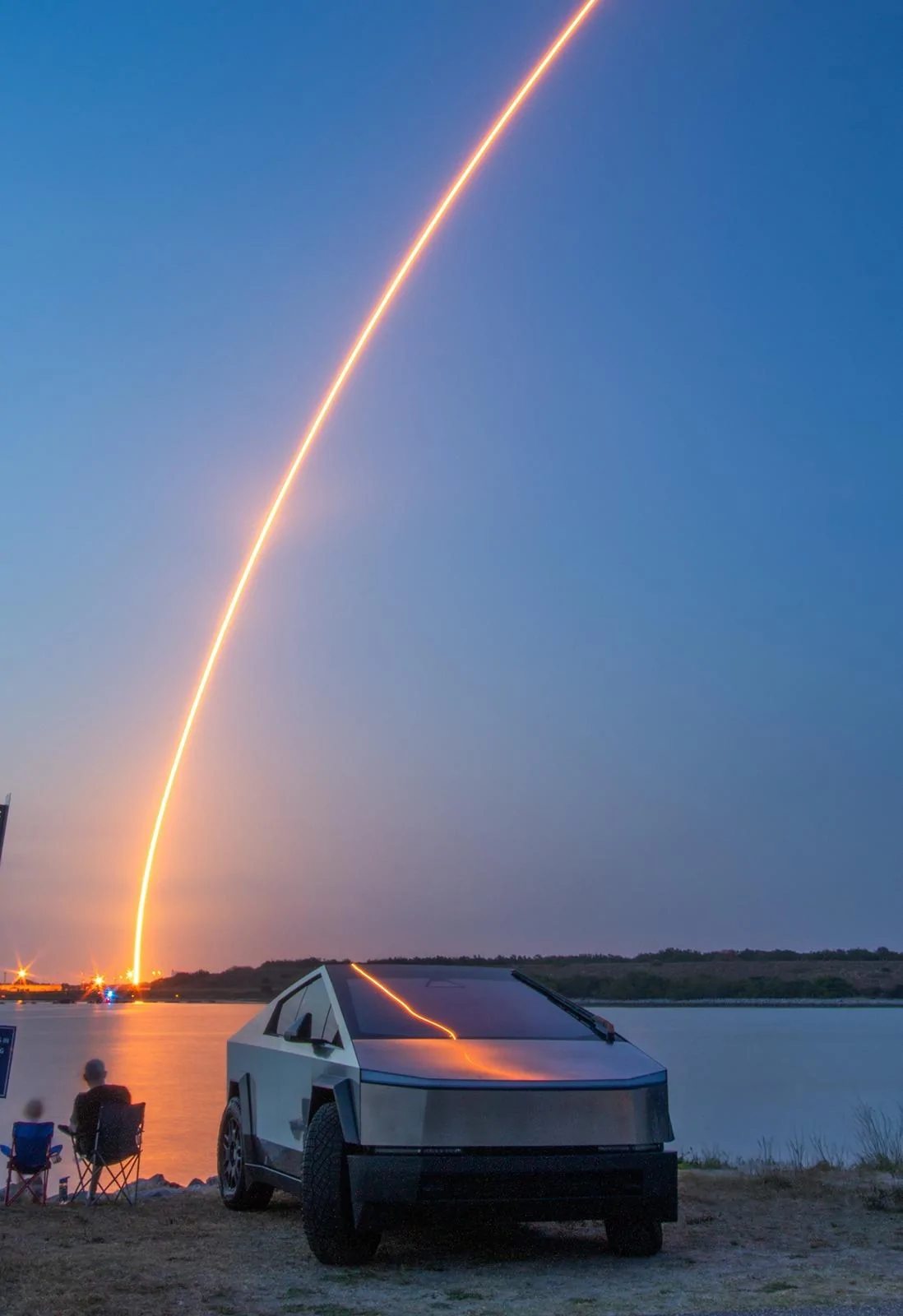 Tesla Cybertruck Daily random Cybertruck photos thread - Post Yours! 📸 🤳 spacex falcon 9 cybertruck