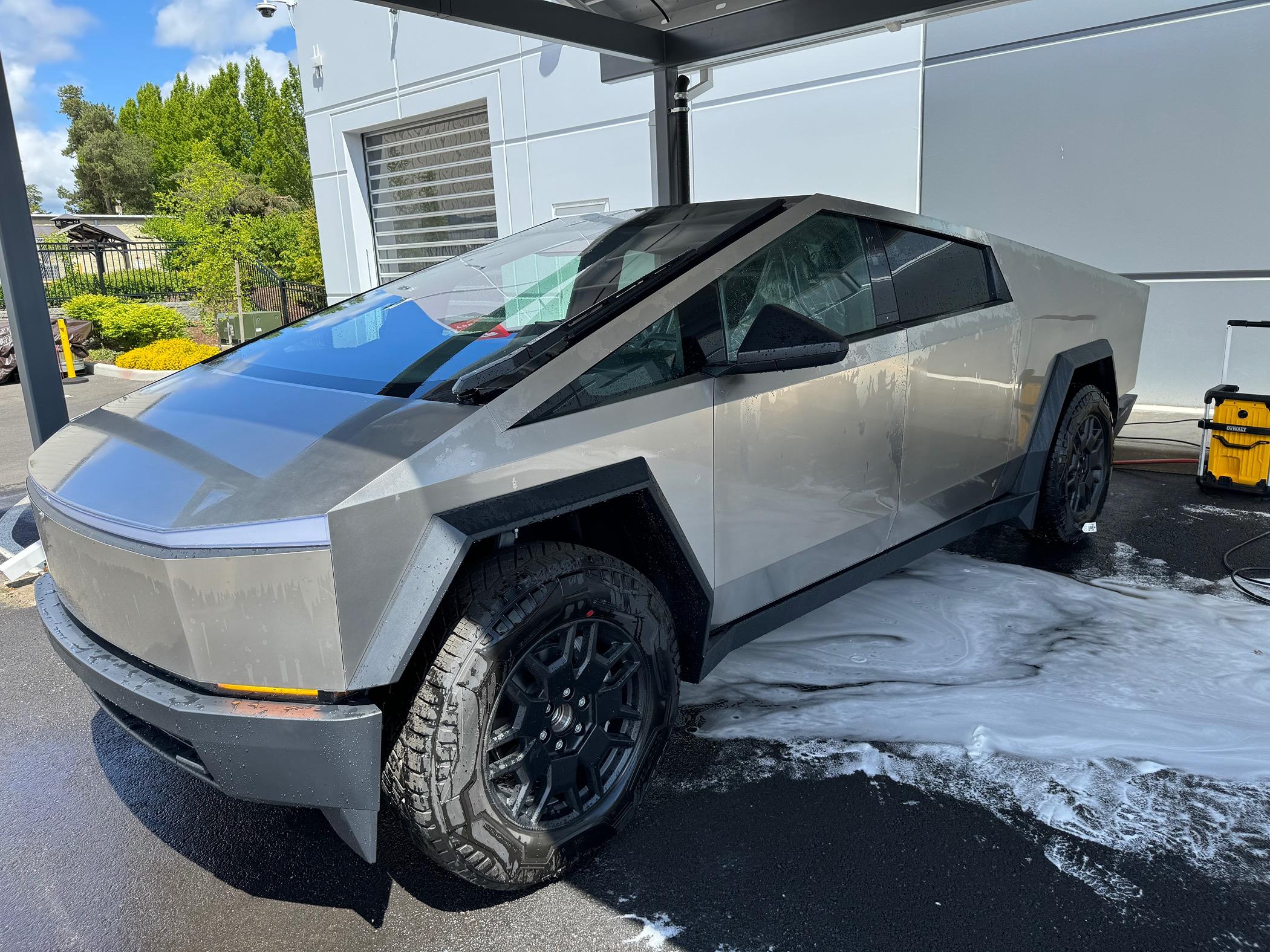 Tesla Cybertruck Stainless Steel - So Many Conflicting Opinions (Ceramic Coating Video) IMG_2585