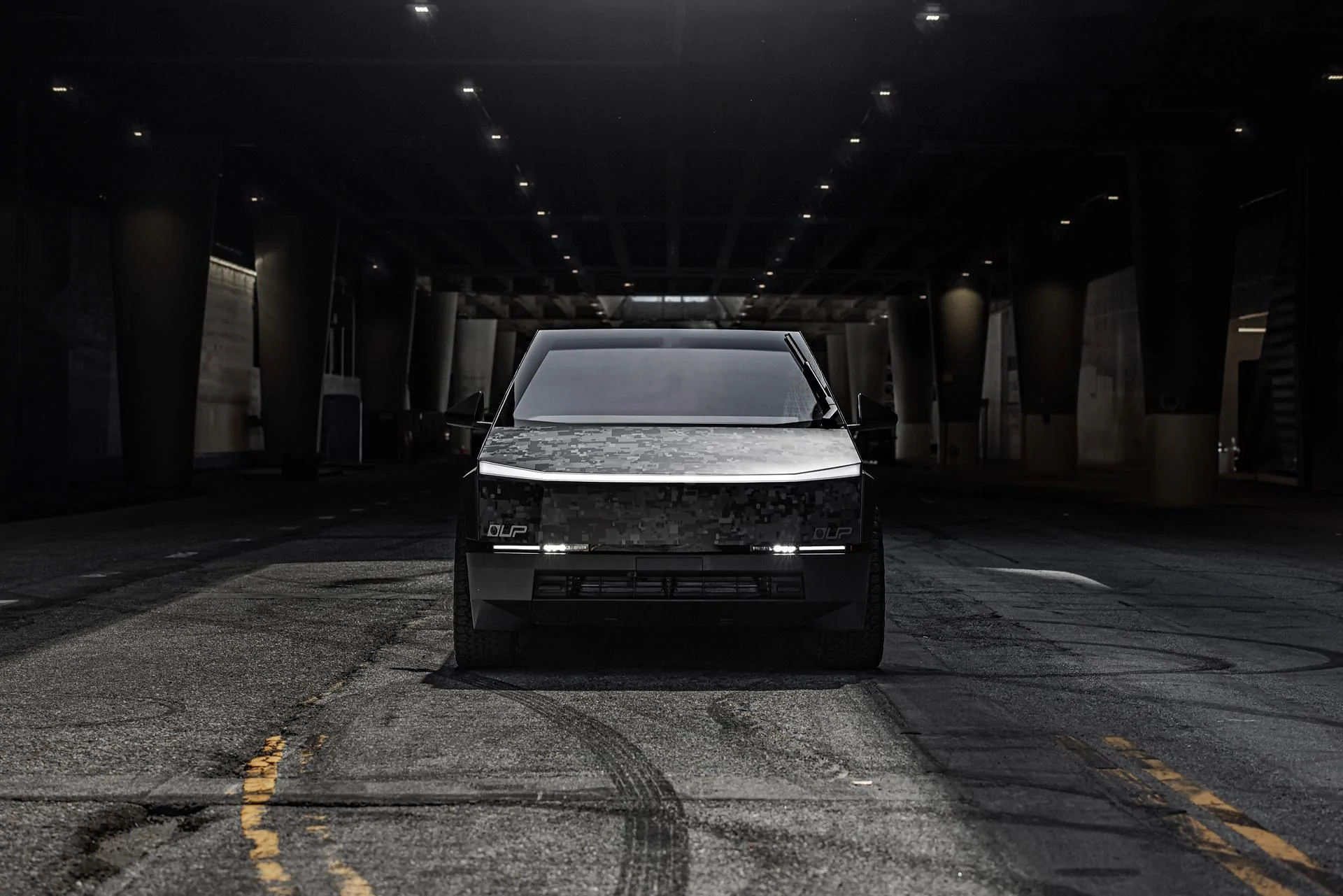 Tesla Cybertruck Camo / Camouflage Vinyl Wrap & PPF Cybertruck -- Photos & Videos Unplugged Performance Digital Camo Cybertruck Tesla Owner Society 13