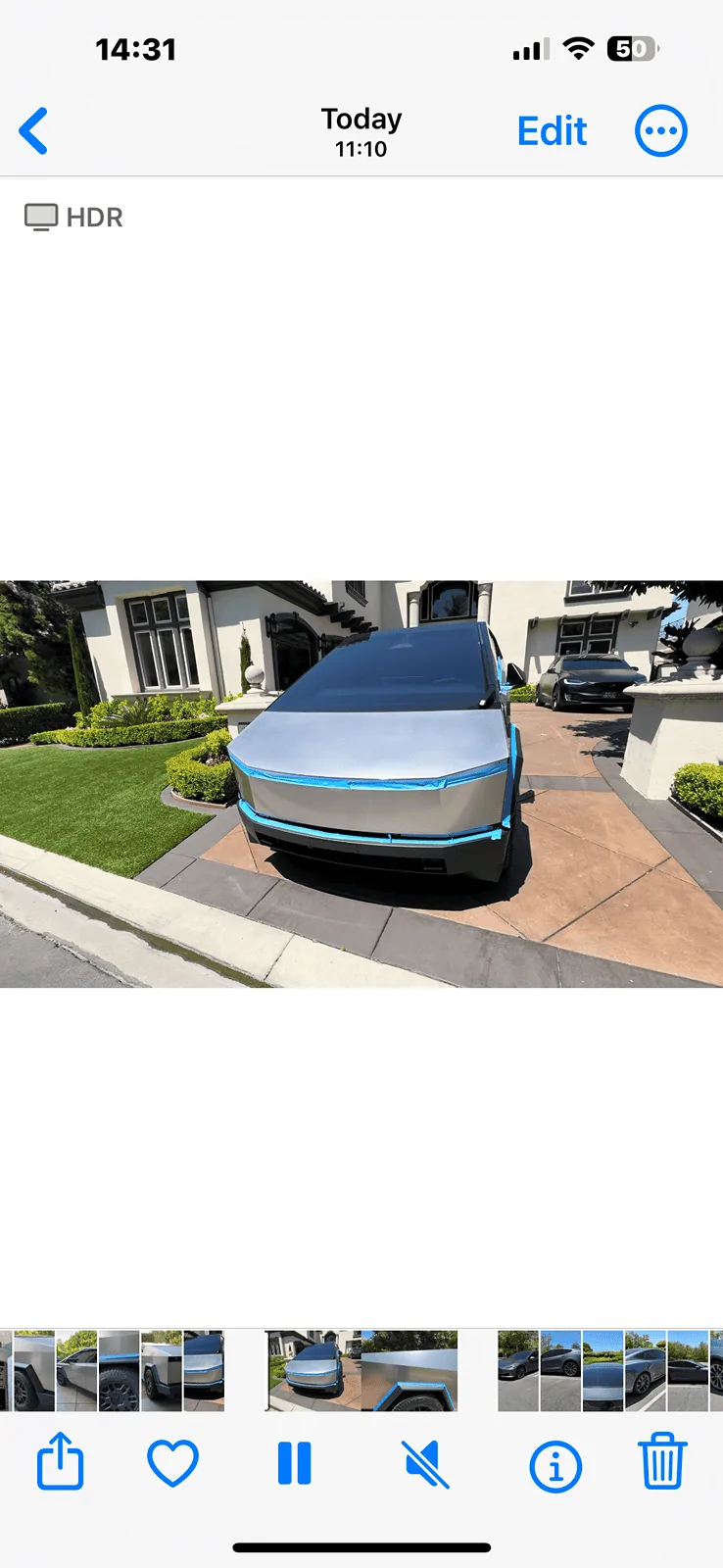 Tesla Cybertruck Everbrite ProtectaClear Fail IMG_1208