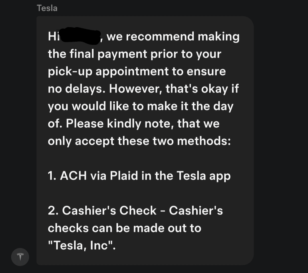 Tesla Cybertruck Truck Delivered With Service Issues - Hold on Sale Screenshot_20240521-153606