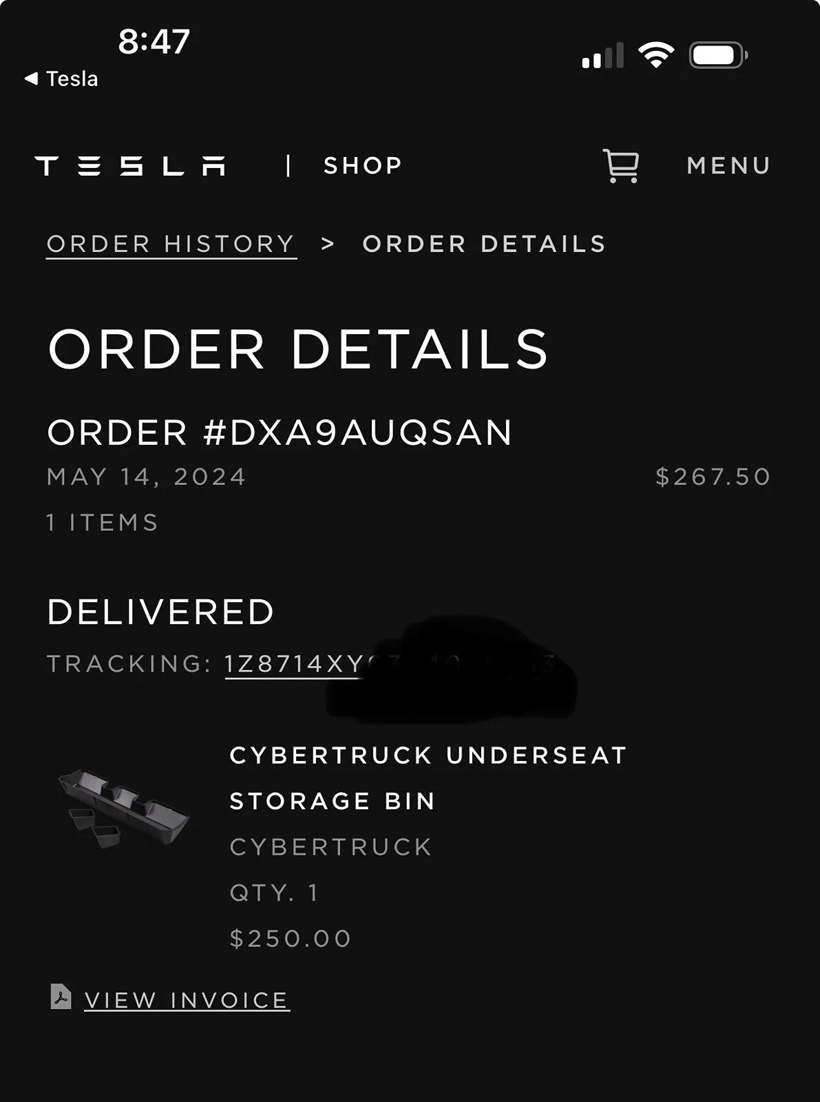 Tesla Cybertruck (OOS Already) Underseat Storage Bin Back In Stock! IMG_1681