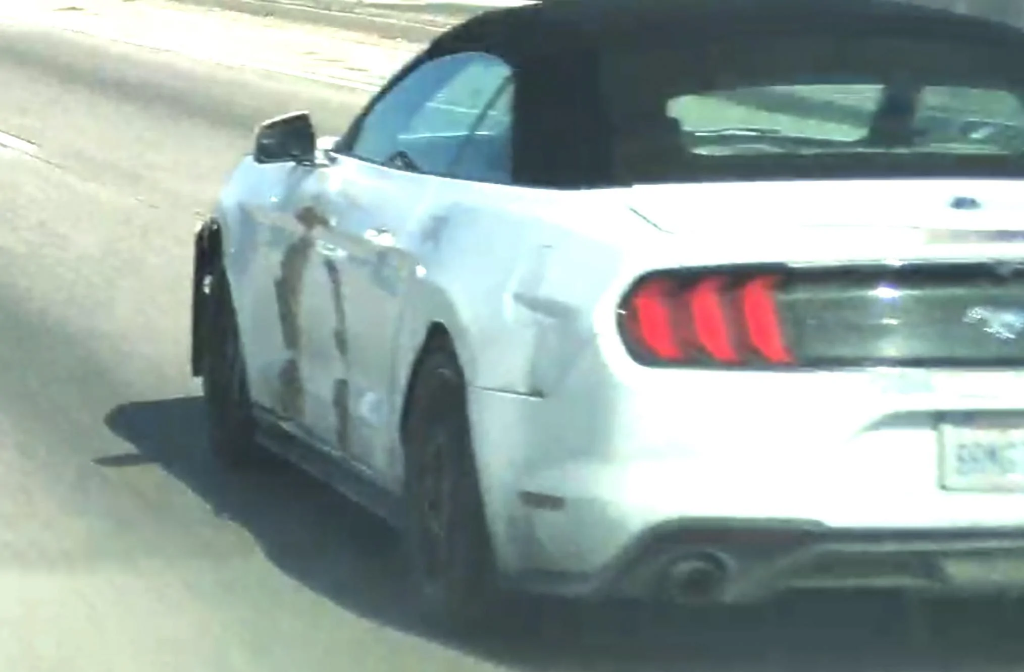 Tesla Cybertruck Cybertruck Hit & Run Accident on Freeway 😡 Help ID This Mustang! Screenshot 2024-05-23 at 8.08.13 PM