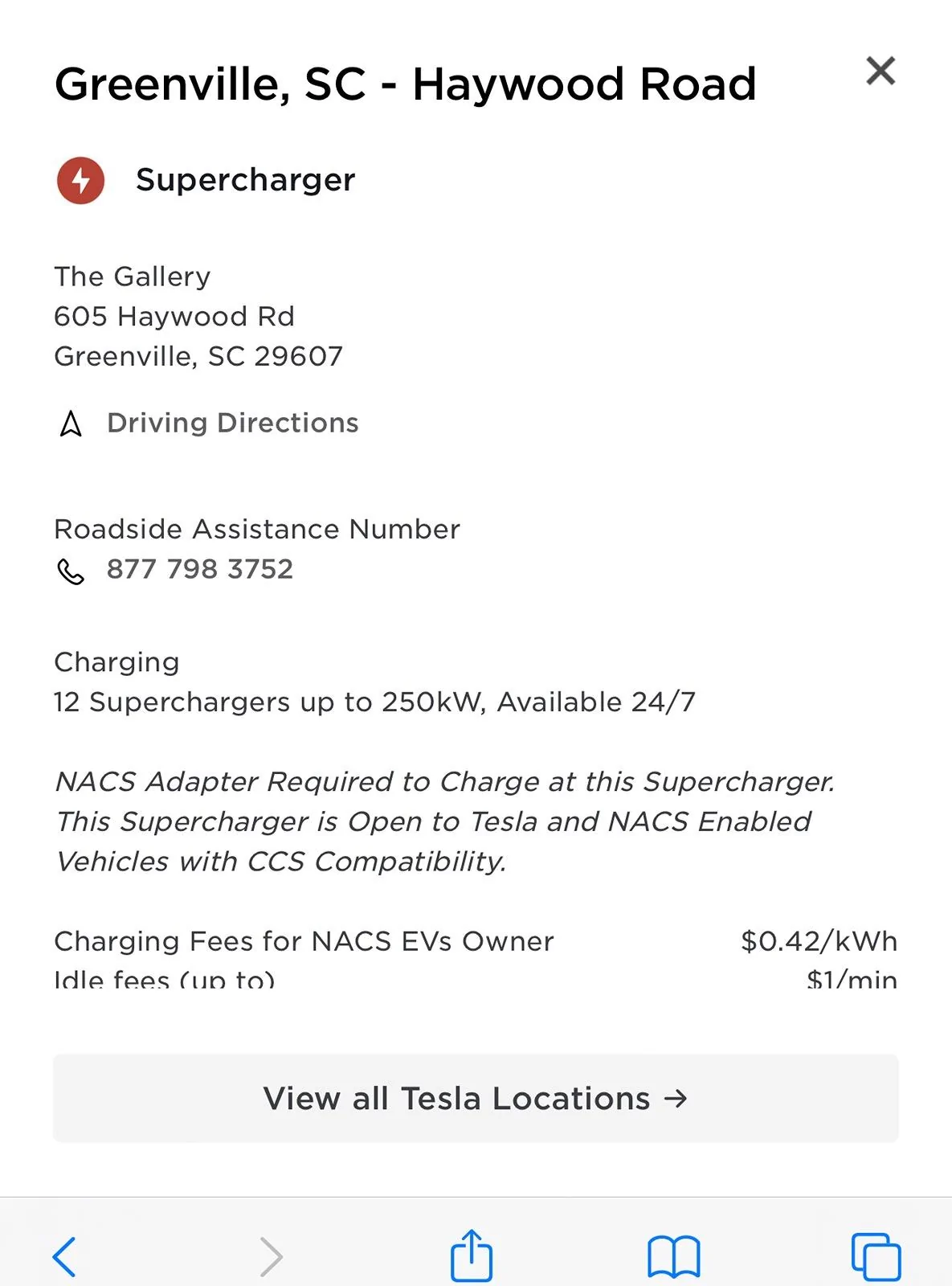 Tesla Cybertruck Charging rates IMG_1221