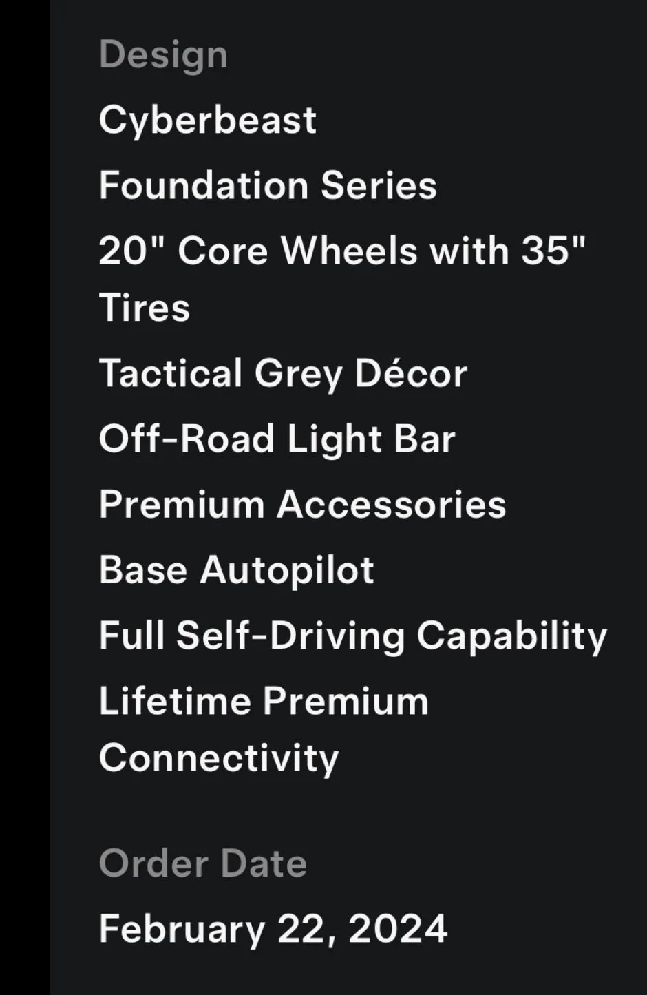 Tesla Cybertruck Is Foundation series tires limited to the All Weathers? IMG_1737