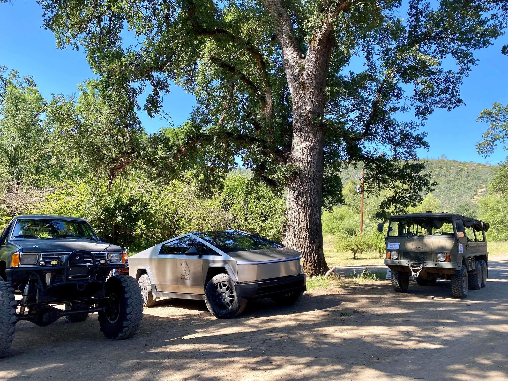 Tesla Cybertruck Off Roading the CT in deep sand (Albuquerque’s west side) IMG_0356