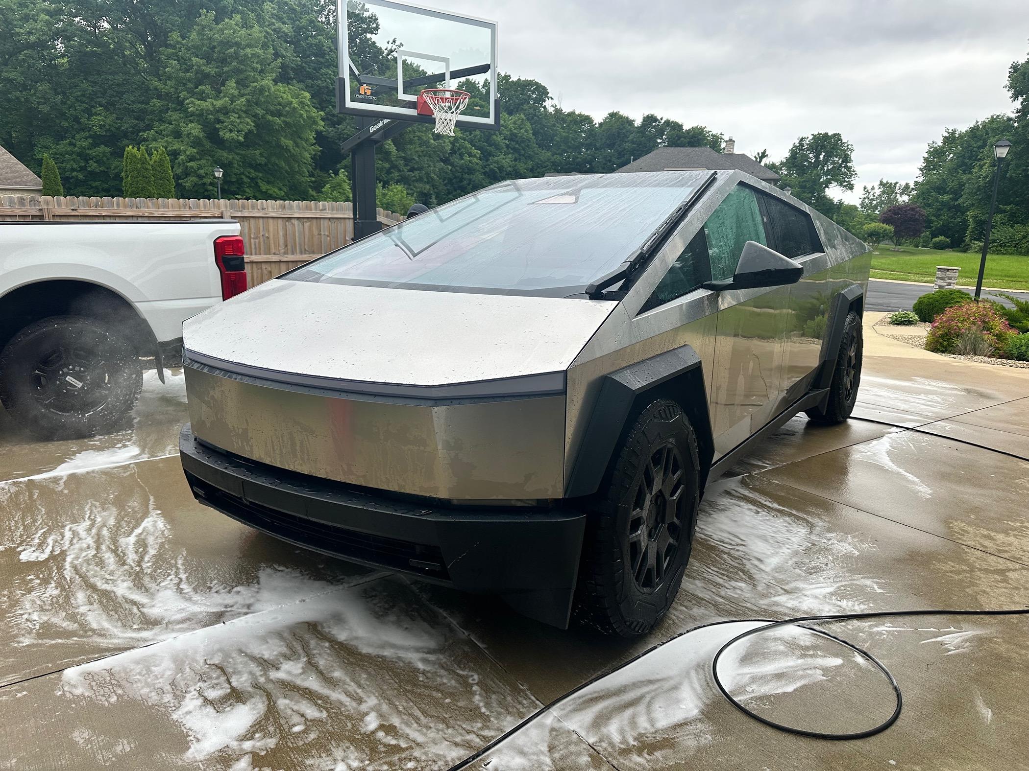 Tesla Cybertruck First Wash and some thoughts/concerns IMG_2209