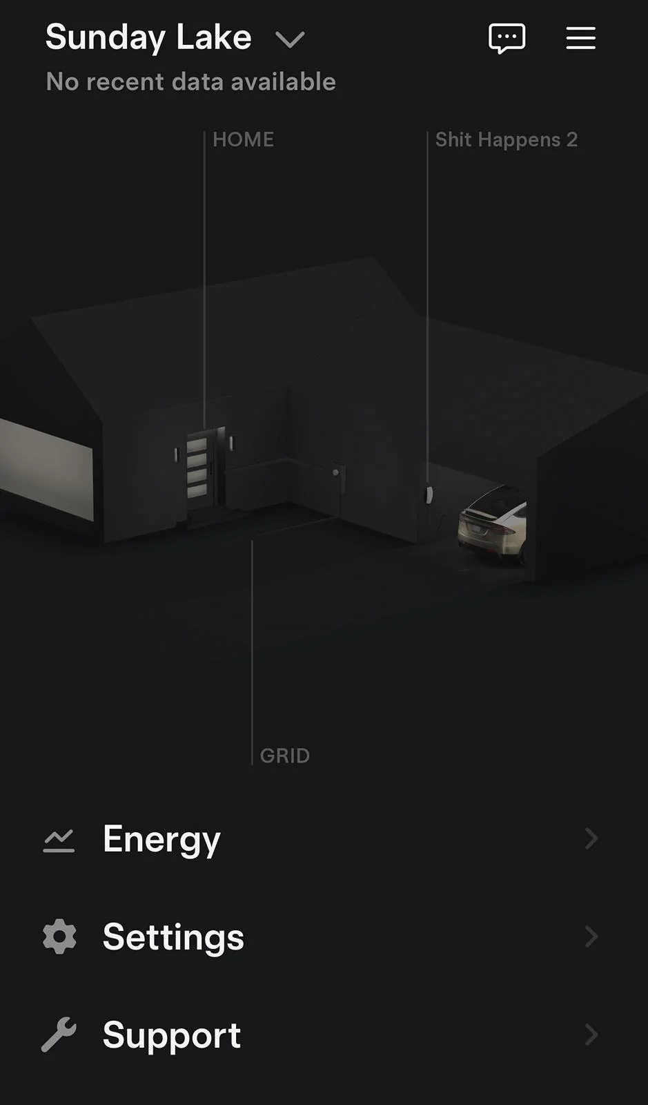 Tesla Cybertruck Powershare Gateway No Longer showing energy data Home power