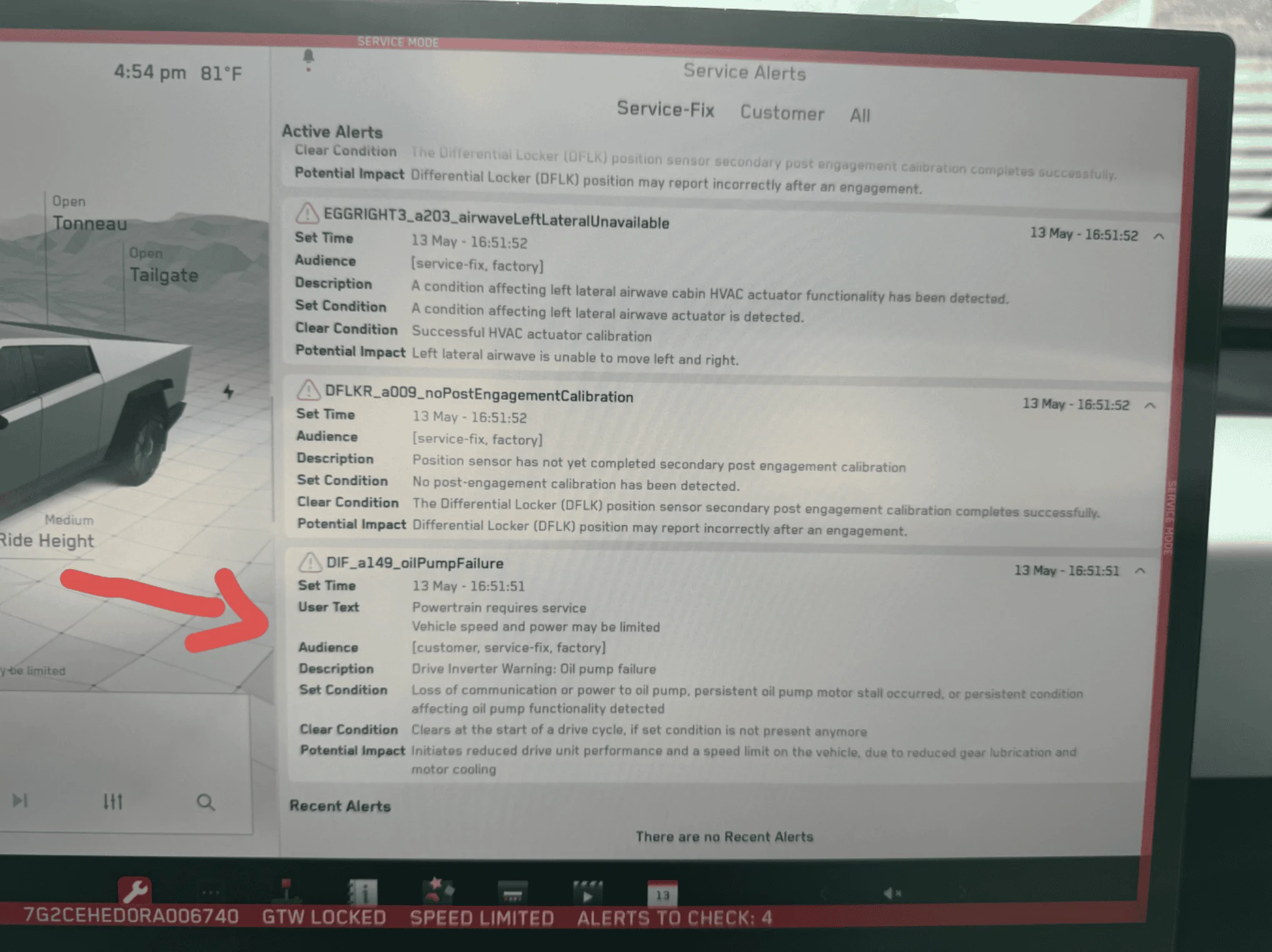 Tesla Cybertruck Had Cybertruck for 48 hours and back in the shop.... oil pump issue 1716904147382-i5
