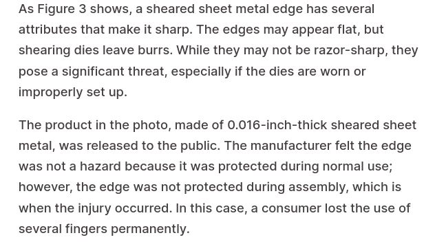 Tesla Cybertruck Cutting/Bleeding edges on Cybertruck is side effect of using 1.4mm HFS instead of 3mm thickness? 1716979658723-el