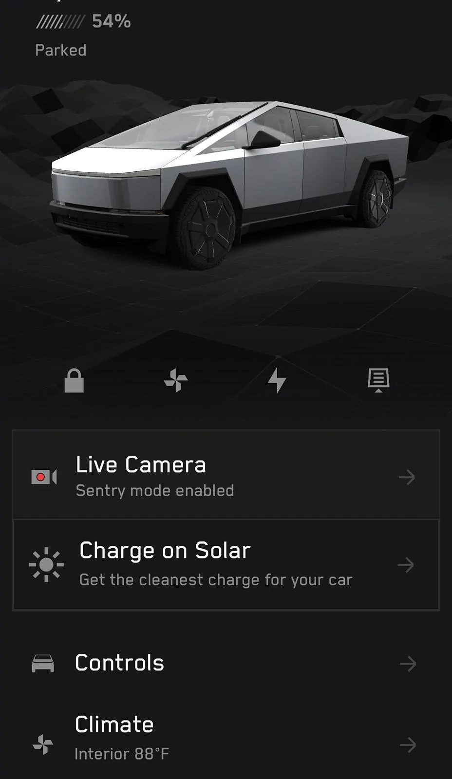 Tesla Cybertruck Charge on Solar now enabled for Cybertruck IMG_5678
