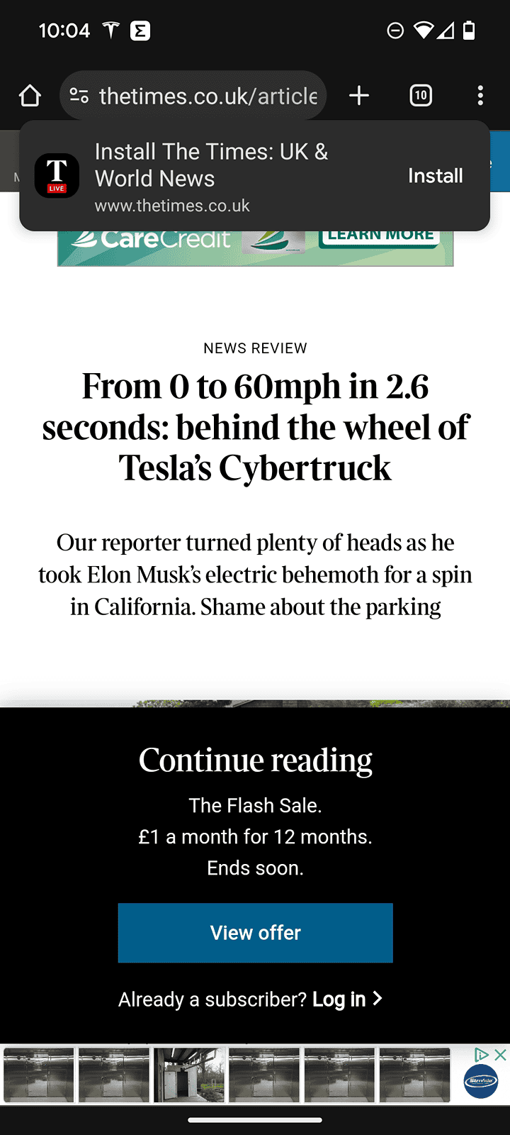 Tesla Cybertruck Looking to speak to Cybertruck owners Screenshot_20240531-100433