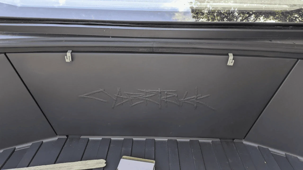 Tesla Cybertruck Frunk Hooks for Groceries, Bags and Other Things (3D Print File Inside) 1717195768006-ci