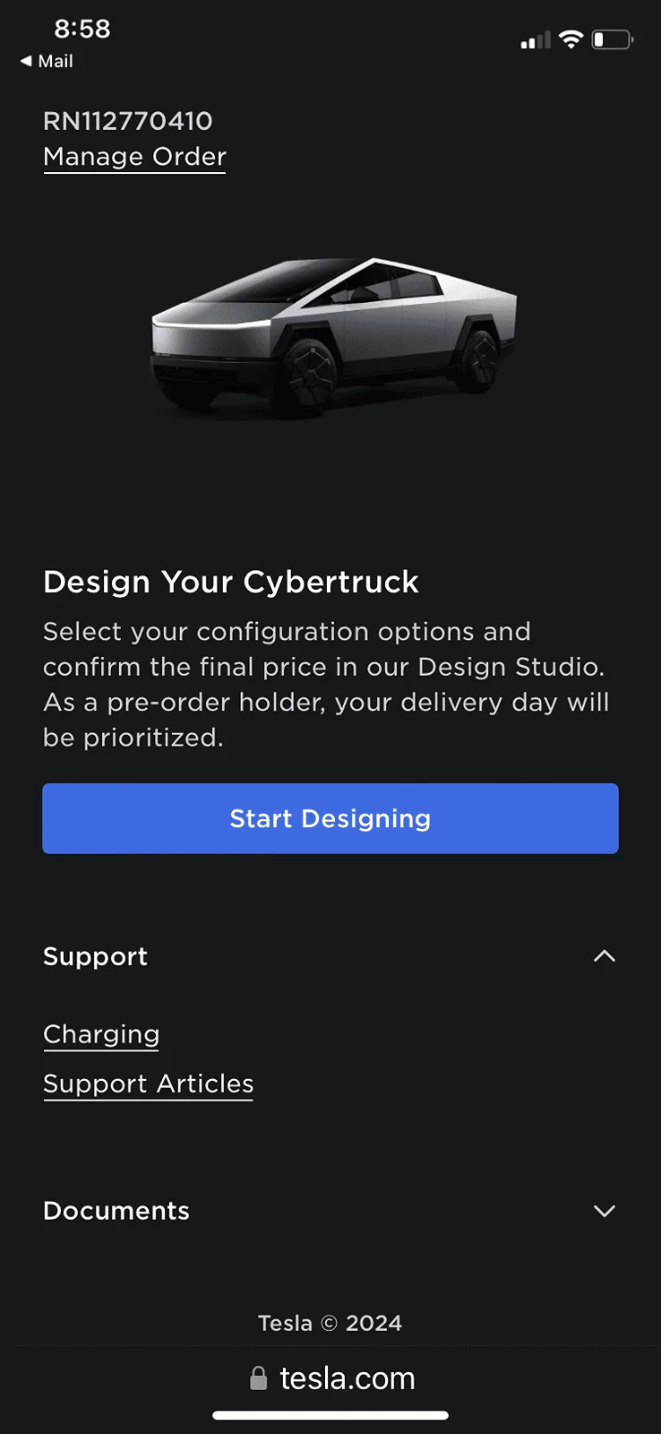 Tesla Cybertruck Early delivery of Foundation Series Cybertruck now available to long-term verified TSLA shareholder! 1717205785088-li
