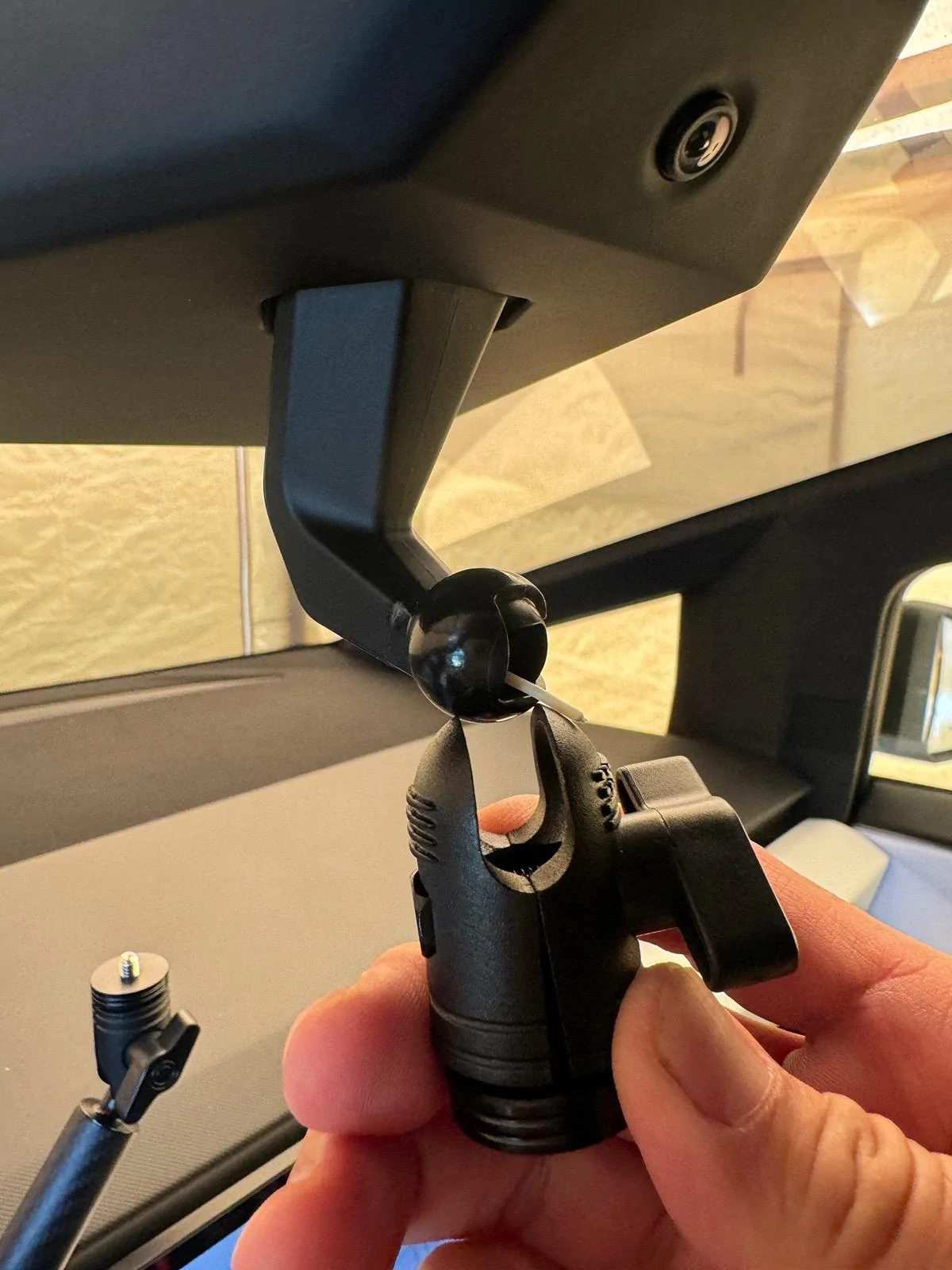 Tesla Cybertruck Apple CarPlay and rear camera IMG_1371
