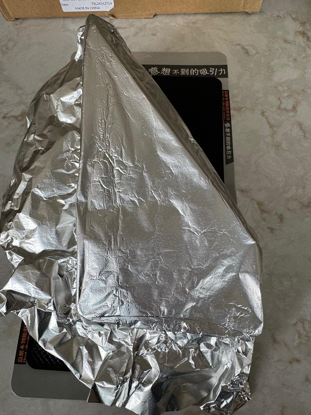 Tesla Cybertruck Update: No liner in upper door tray - Made my own for $3.95 IMG_4144