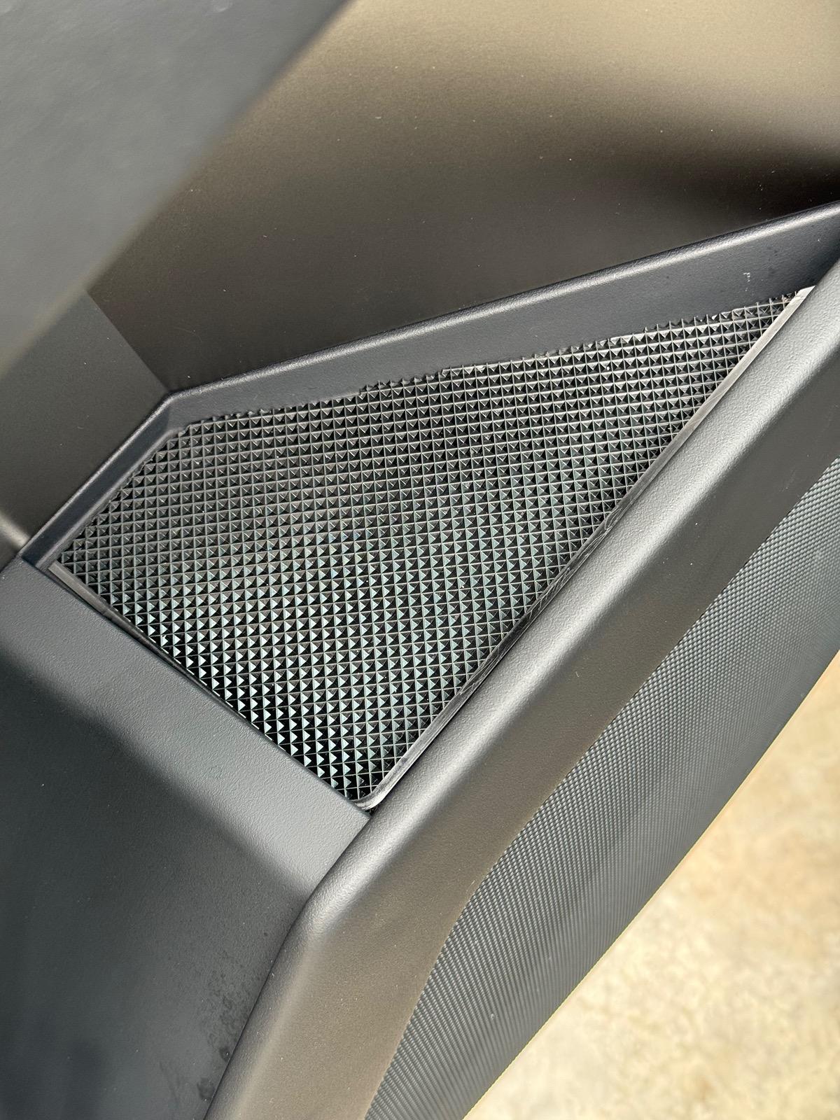 Tesla Cybertruck Update: No liner in upper door tray - Made my own for $3.95 IMG_4142