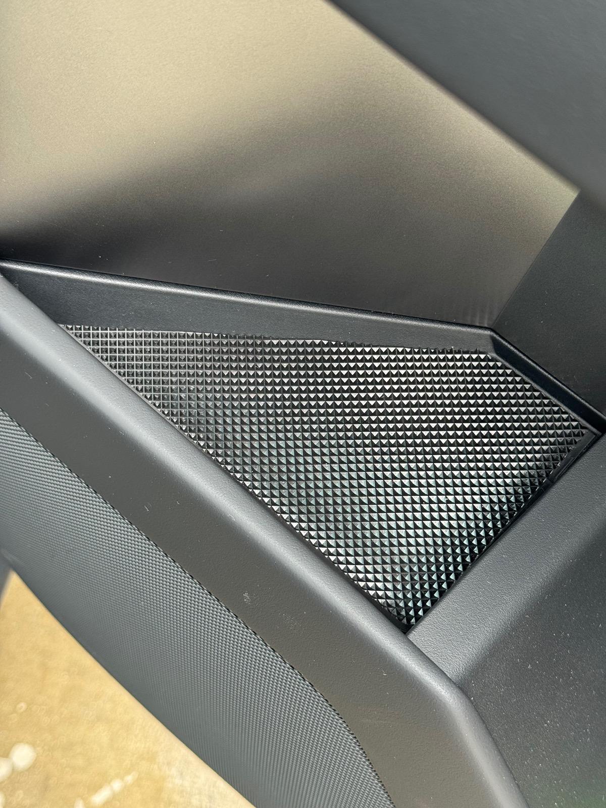 Tesla Cybertruck Update: No liner in upper door tray - Made my own for $3.95 IMG_4146