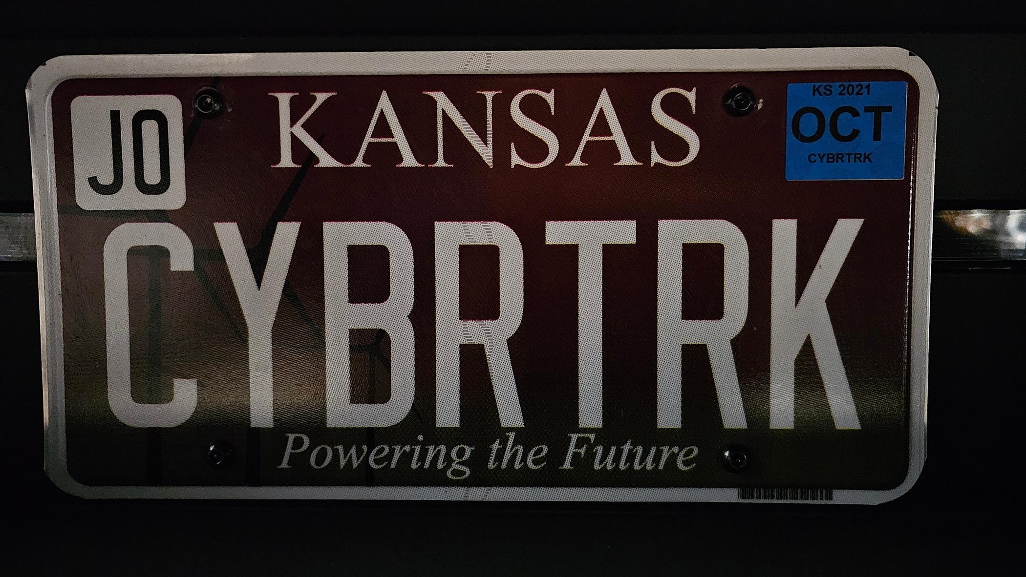 Tesla Cybertruck Custom license plate / vanity plate name for your Cybertruck? 20240602_215348
