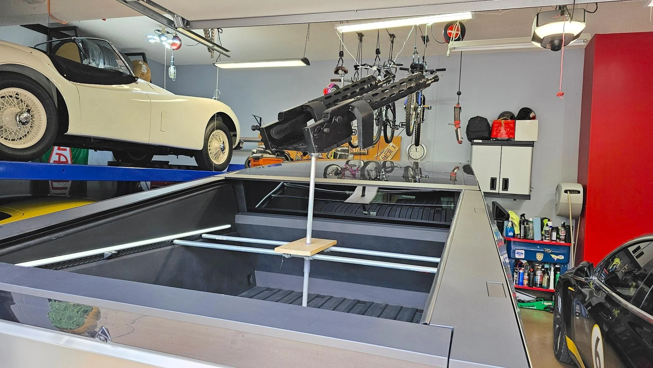 Tesla Cybertruck Prop machine gun turret (Halo theme) for Cybertruck bed - DIY project now fully functional 1000027854-jpg