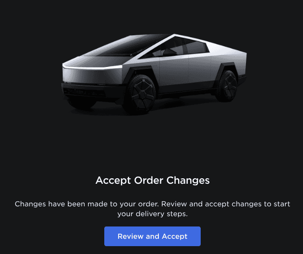 Tesla Cybertruck I have a VIN!!!.....but Tesla changed me to white interior. 1717443360188-gs