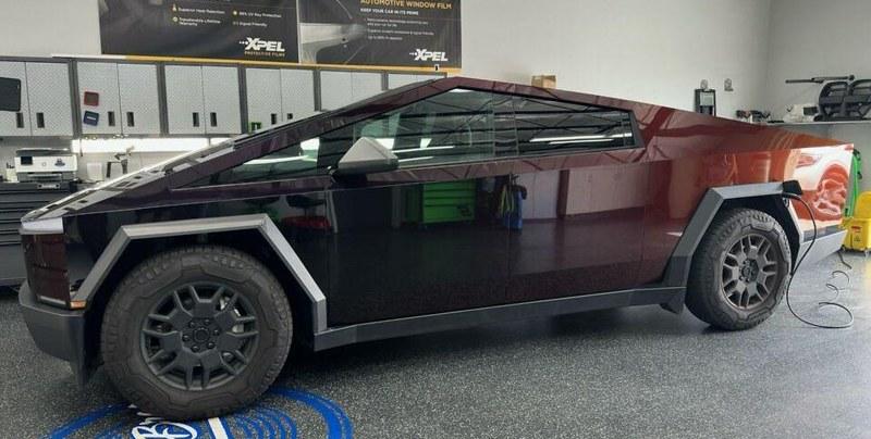 Tesla Cybertruck FlexiShield Assassin Red Color Shift PPF wrapped Cybertruck 53768220815_73b8683b6e_c