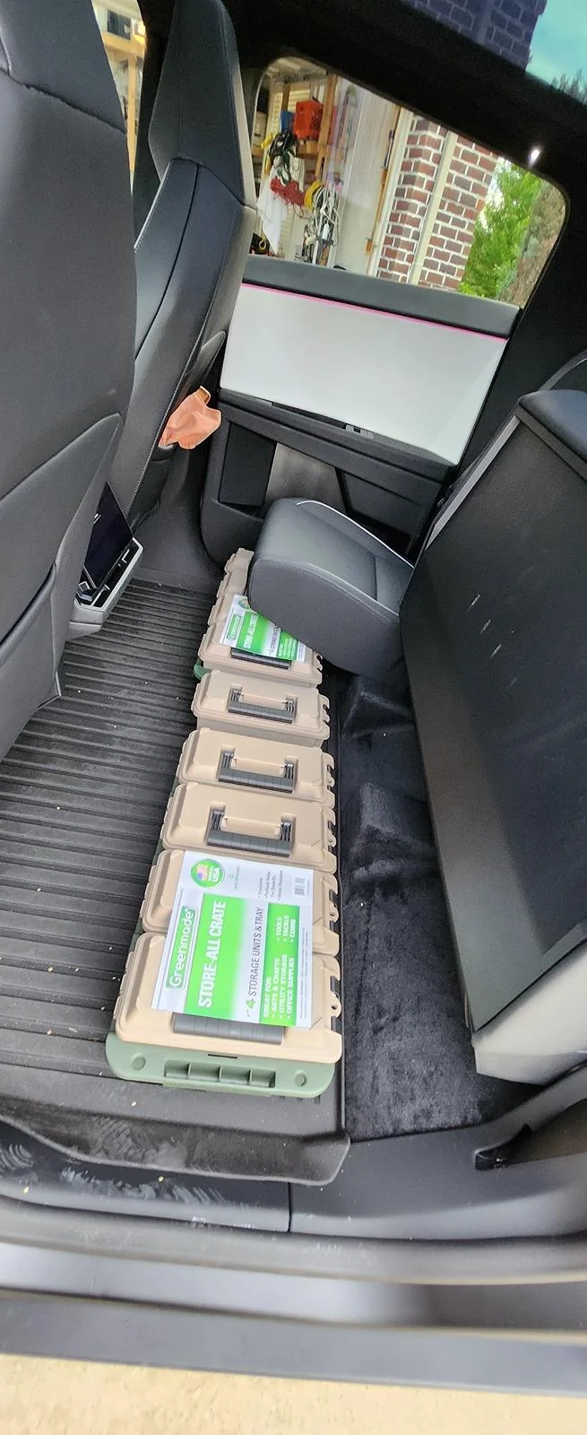 Tesla Cybertruck Under seat storage 20240604_195556