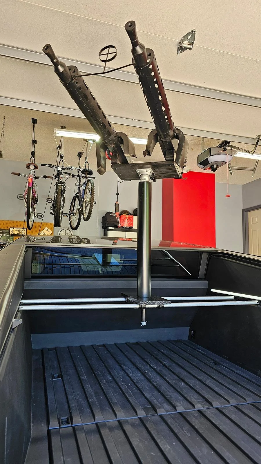Tesla Cybertruck Prop machine gun turret (Halo theme) for Cybertruck bed - DIY project now fully functional 1000027954