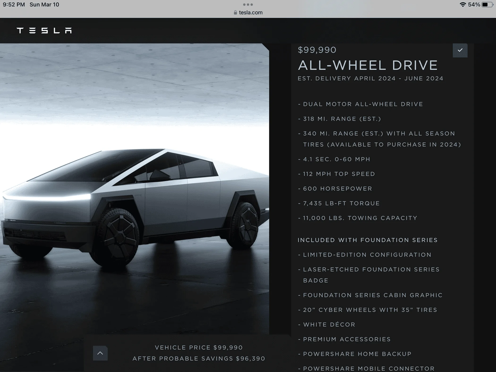 Tesla Cybertruck Received my invite, I was 780,000 in line IMG_1959