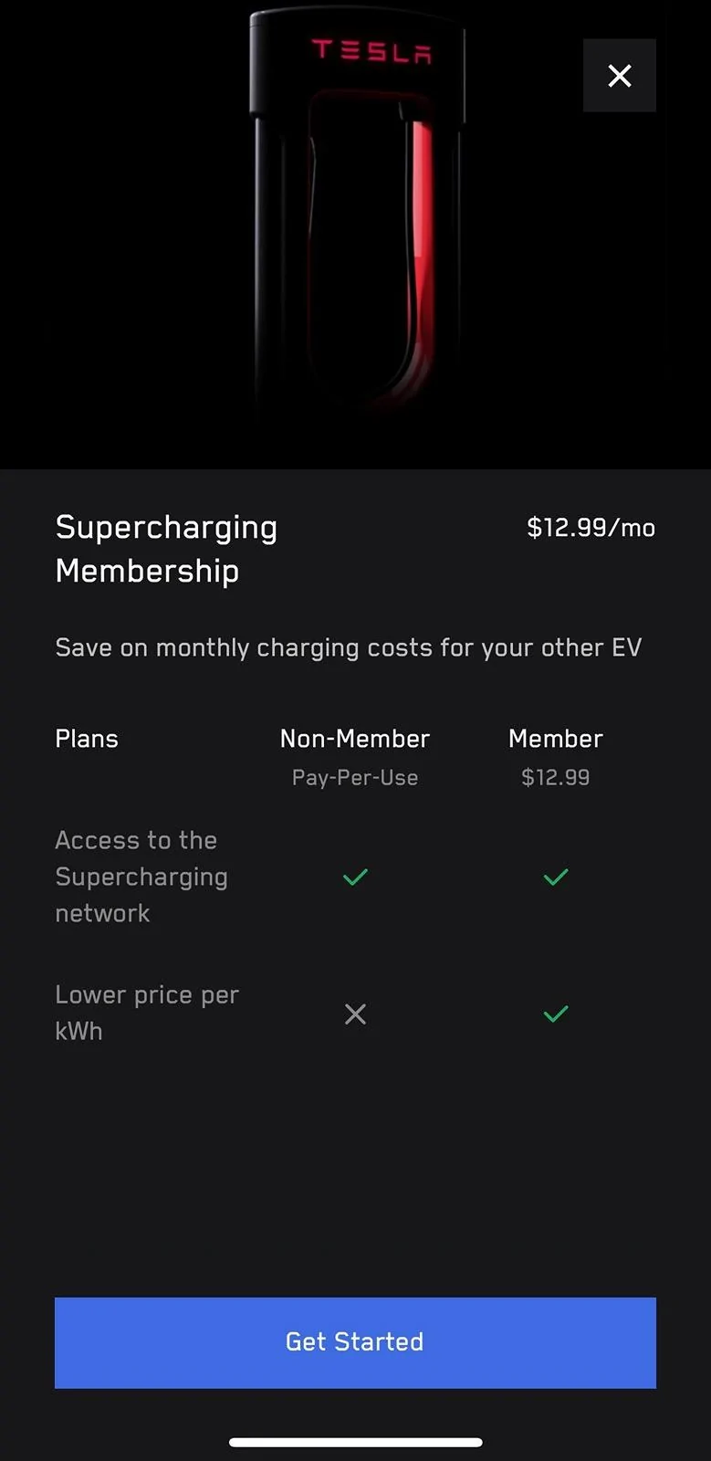 Tesla Cybertruck Supercharging Membership IMG_7269