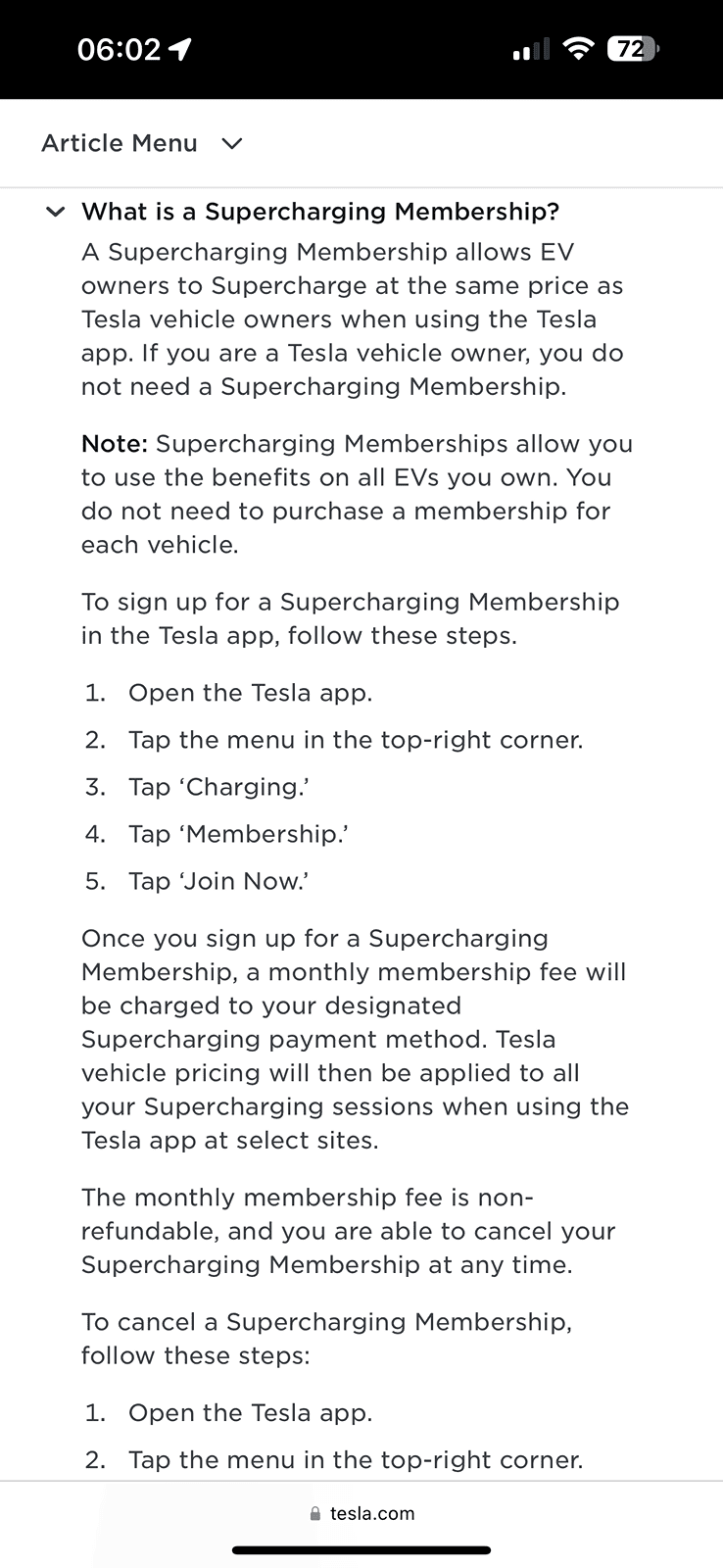 Tesla Cybertruck Supercharging Membership IMG_8571