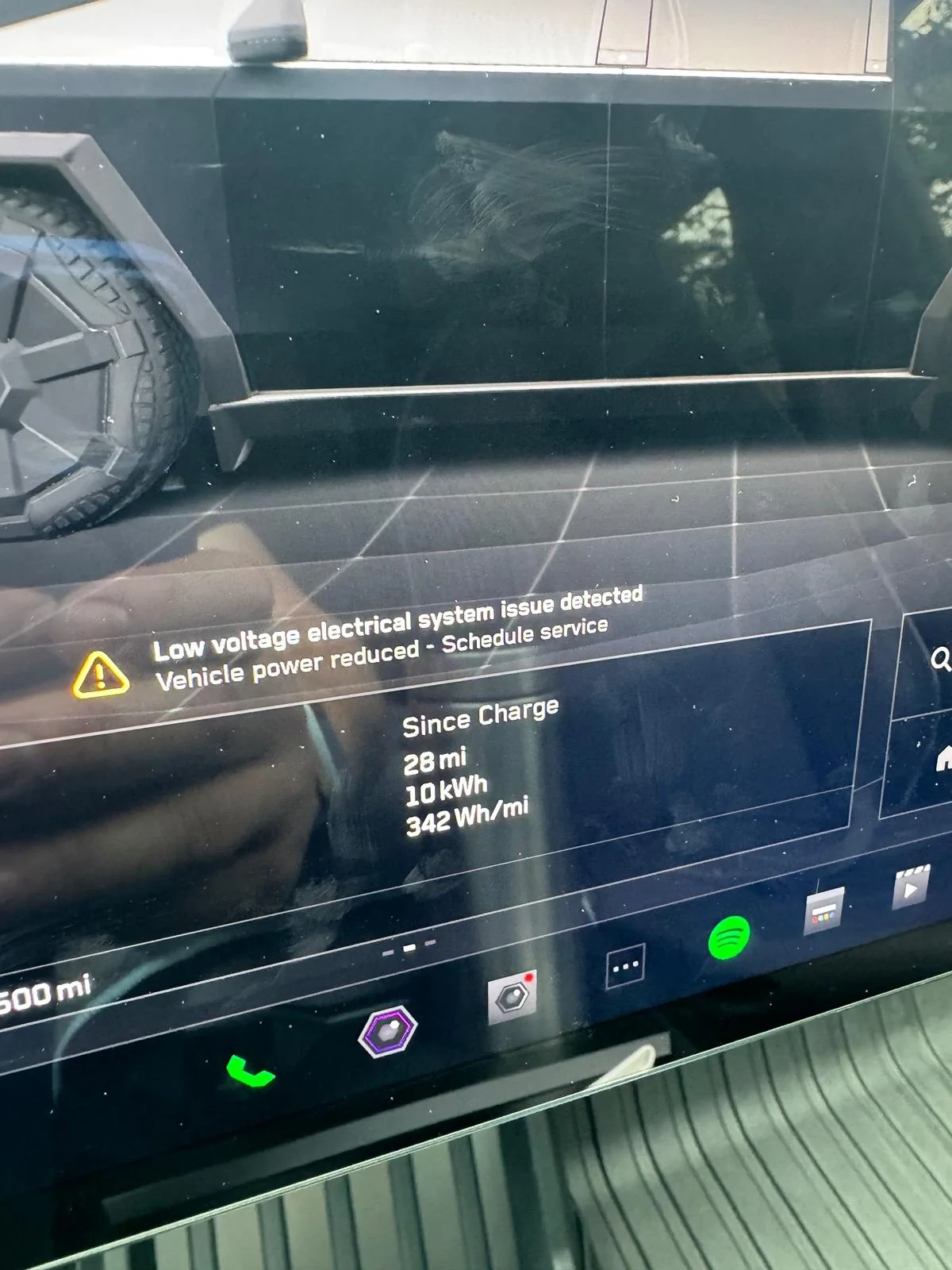 Tesla Cybertruck My turn with critical error IMG_7350