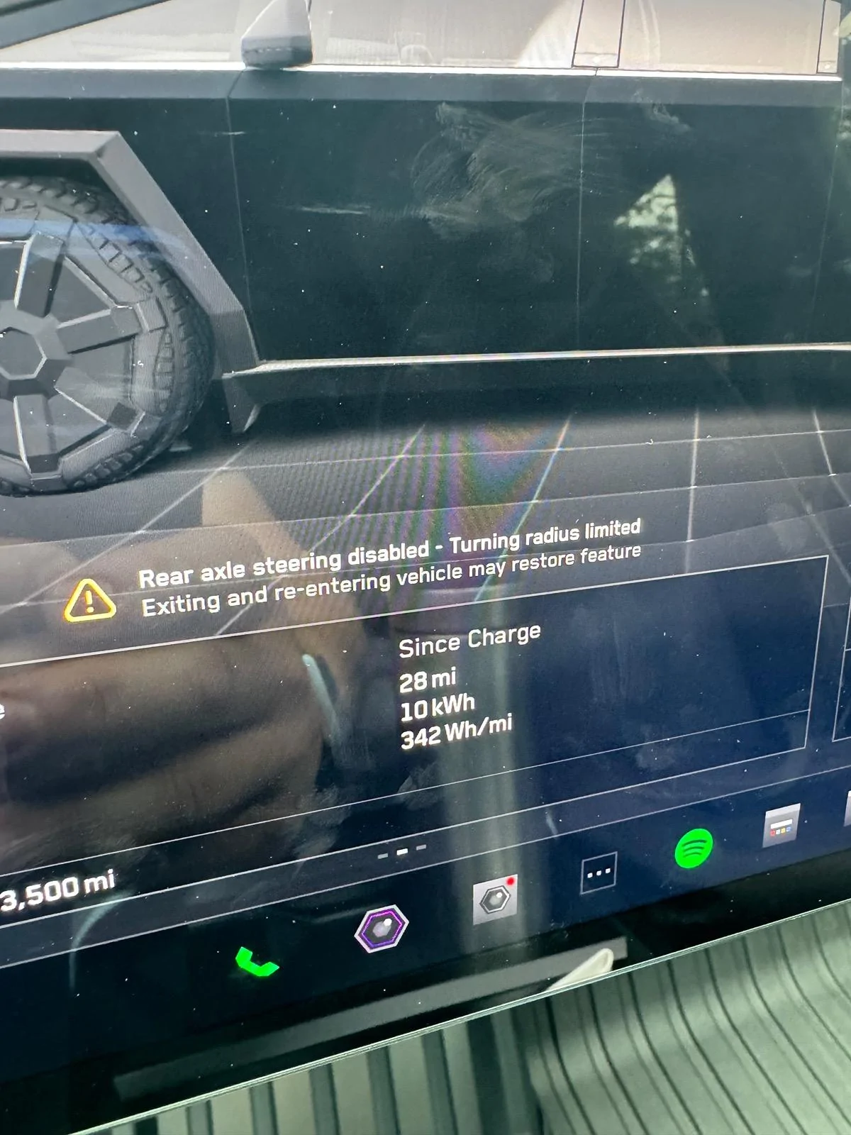 Tesla Cybertruck My turn with critical error IMG_7351
