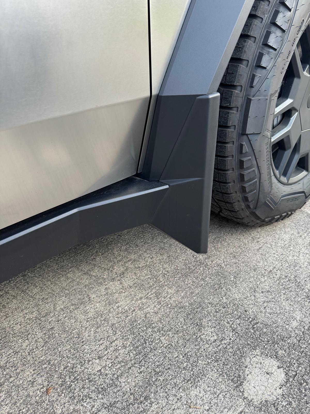Tesla Cybertruck Installed Mud Flaps from EVVida/BestEvMod IMG_6911