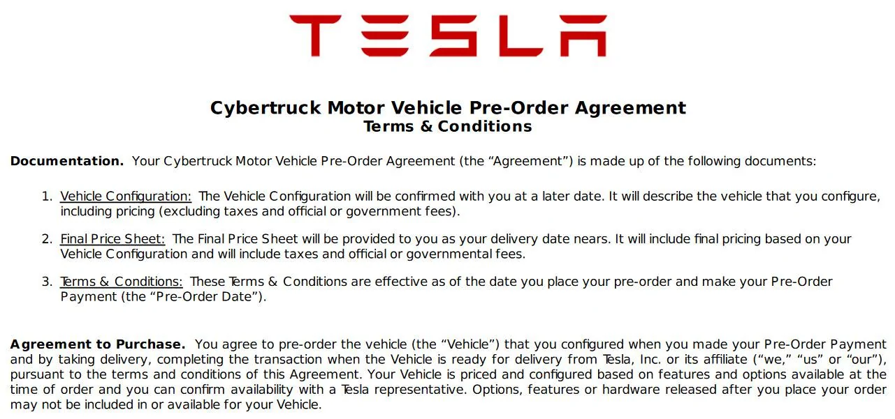 Tesla Cybertruck Early delivery of Foundation Series Cybertruck now available to long-term verified TSLA shareholder! TeslaPurchaseAgreement