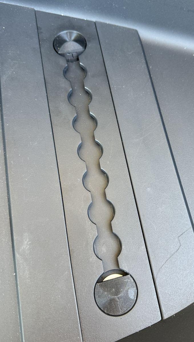 Tesla Cybertruck Frunk "Front Trunk L-Track + Cargo Net" Accessory Received! covers-installed
