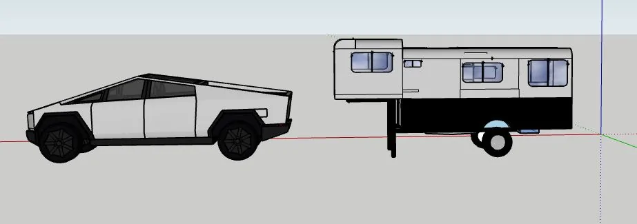 Tesla Cybertruck Cybertruck camper drawings Scamp19(2)