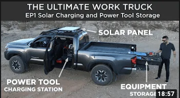 Tesla Cybertruck My Cybertruck pop-up roof tent design Screen Shot 2021-03-01 at 8.49.53 AM