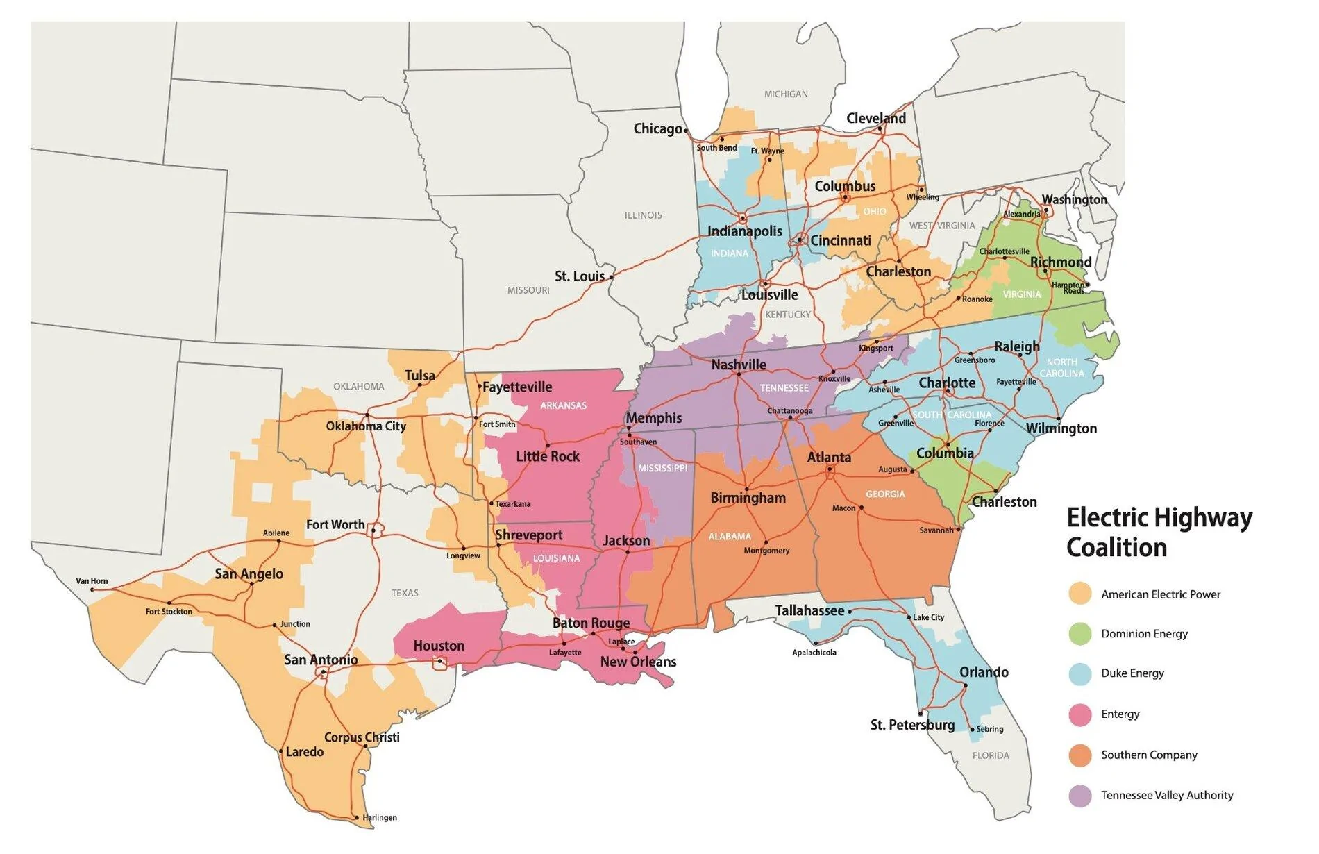 Tesla Cybertruck Six US utilities form Electric Highway Coalition in Midwest, 1614780834564
