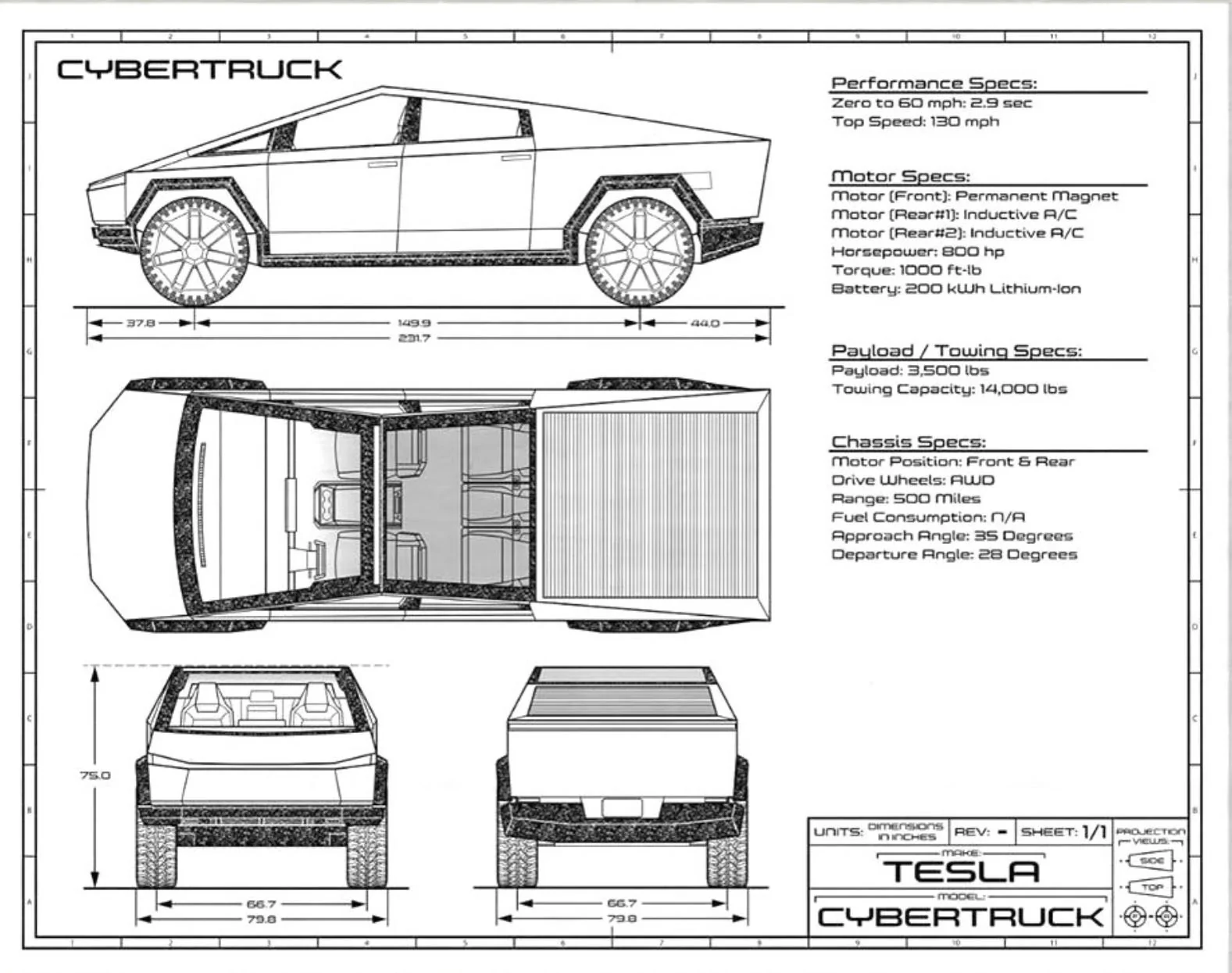 Tesla Cybertruck Did you notice the Cybertruck has built in steps? 00930268-69A1-4345-BFC2-F1FA4D4C72FA
