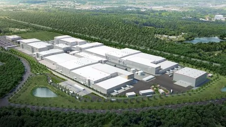 Tesla Cybertruck FORD LOSES F-150 ELECTRIC PICK UPS BATTERY SUPPLIER TO IMPORT BAN OVER IP v-battery-plants-at-the-site-northeast-of-atlanta